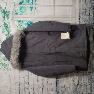 Women's Faux Fur Parka Jacket Size XL